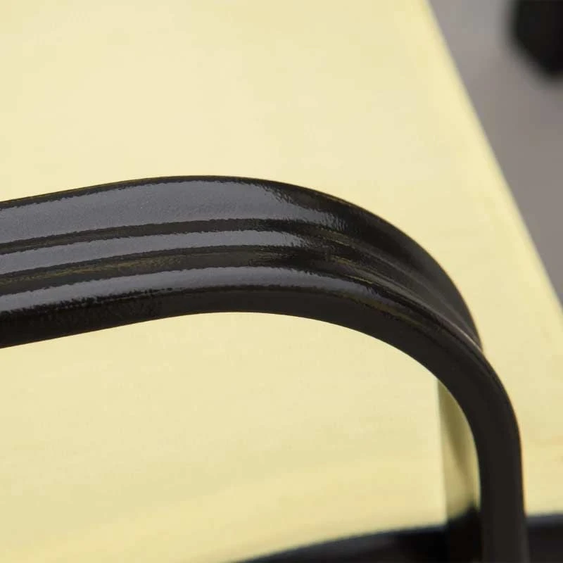 Outsunny Set Of 4 Stackable Garden Dining Chair Set - Beige - 84B-925BG - Image 4