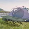 Outsunny Foldable Camping Bed - Grey - 84G-062V70GY