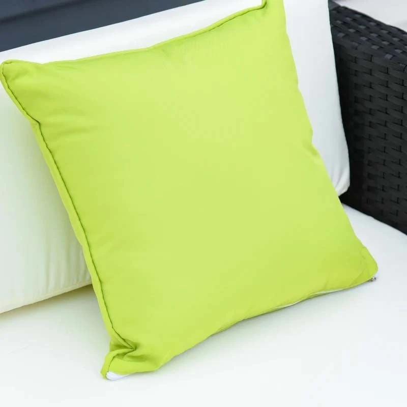 Outsunny 5 Piece Rattan Garden Furniture Set - Cream White/Black - 860-017BK - Image 7