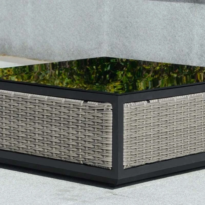 Outsunny 5-Seater Rattan Garden Furniture Set - Grey - 860-181 - Image 8