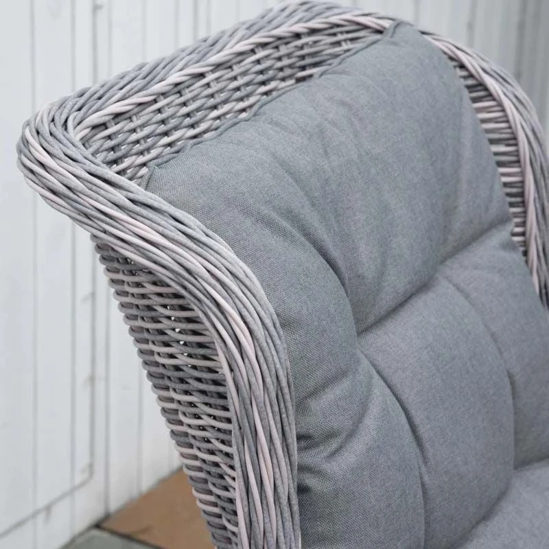 Outsunny 4-Seater Rattan Garden Furniture Set - Grey - 860-214V70 - Image 7