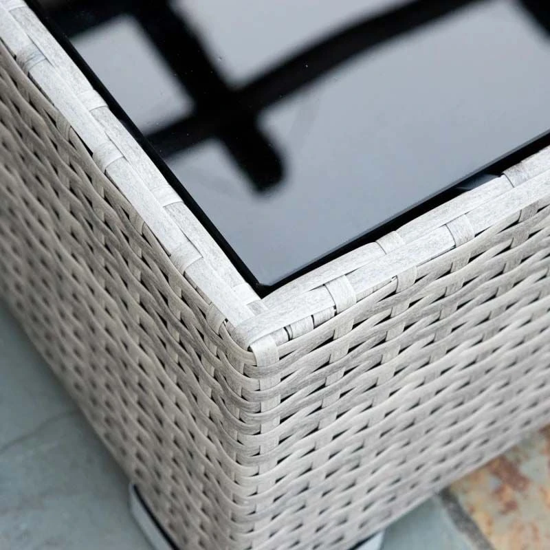 Outsunny 6-Seater Rattan Garden Furniture Set - Grey - 860-221V70 - Image 9