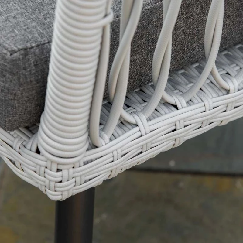 Outsunny 5-Seater Rattan Garden Furniture Set - Grey - 860-223V70 - Image 8