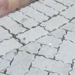 Brett Omega Flow Permeable Block Paving Rectangular 80mm Brick Pack Of 308 - Natural - OF80GY