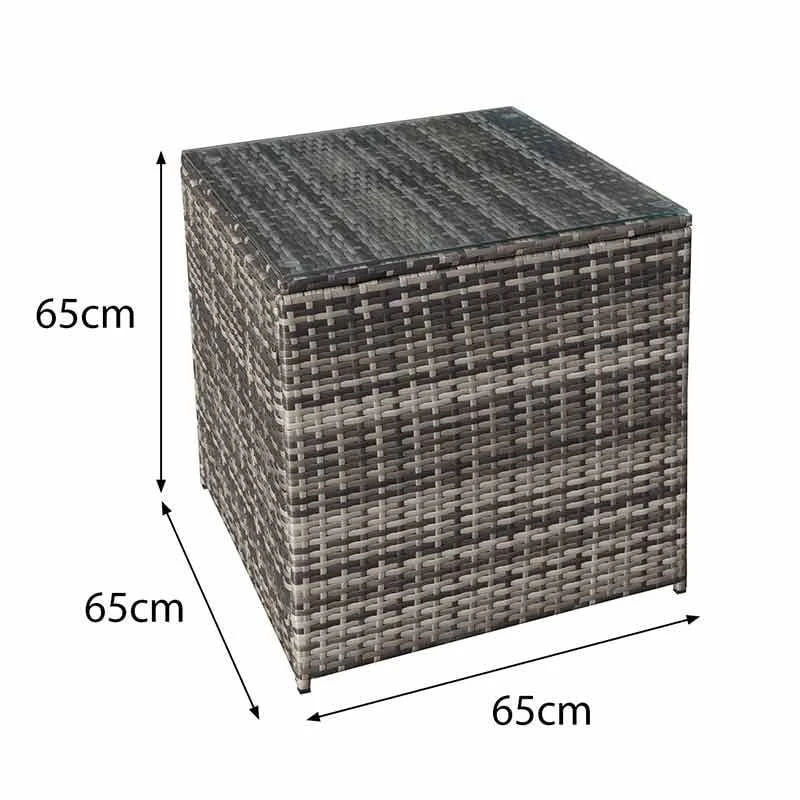 Oseasons® Malta Rattan 9 Seater U-Shape Set - Walnut Grey - 106278 - Image 4