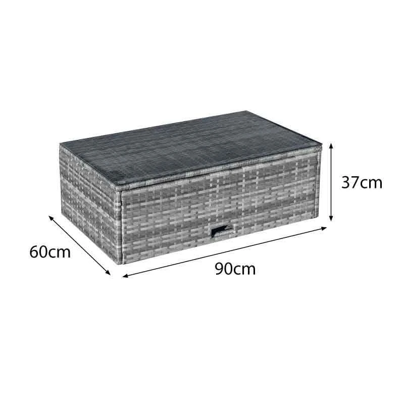 Oseasons® Hampton KD Rattan 5 Seat Corner Sofa Set - Grey - 106986 - Image 3