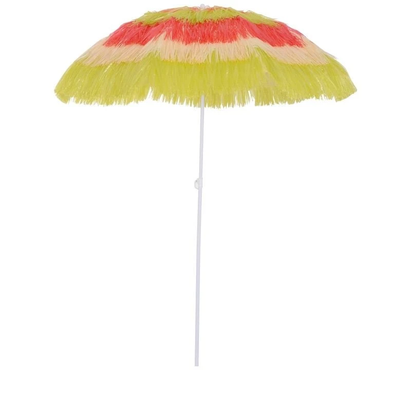 Outsunny Hawaiian Beach Sun Tilting Umbrella - Rainbow - 01-0188 - Image 10