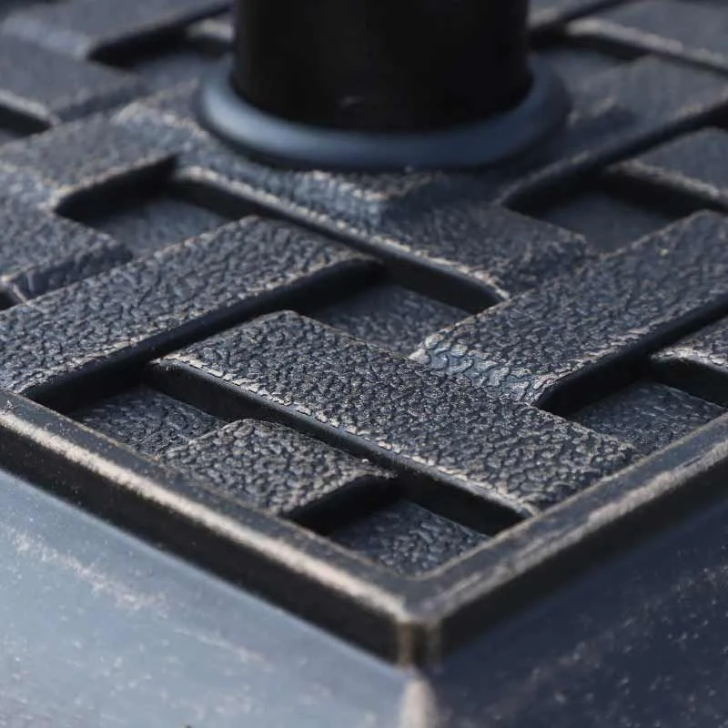 Outsunny Square Shape Umbrella Stand - Bronze - 01-0415 - Image 4