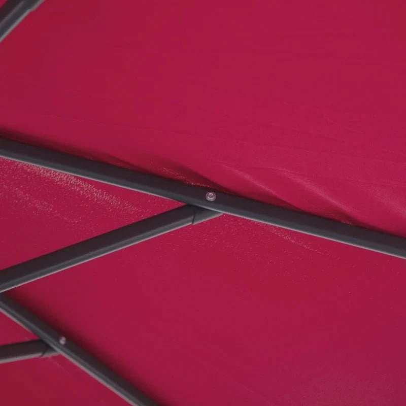 Outsunny 3m Water Resistant Terylene Hanging Parasol - Wine Red - 01-0584 - Image 3
