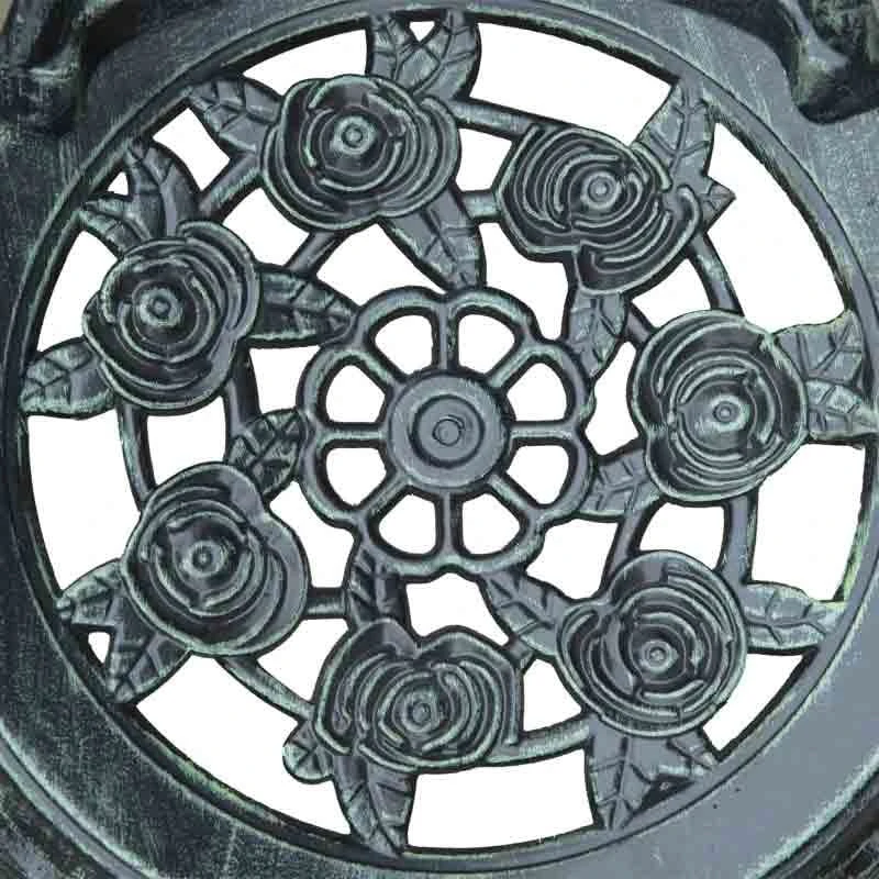 Outsunny 3 Piece Bistro Set With Parasol Hole - Green - 01-0795 - Image 3