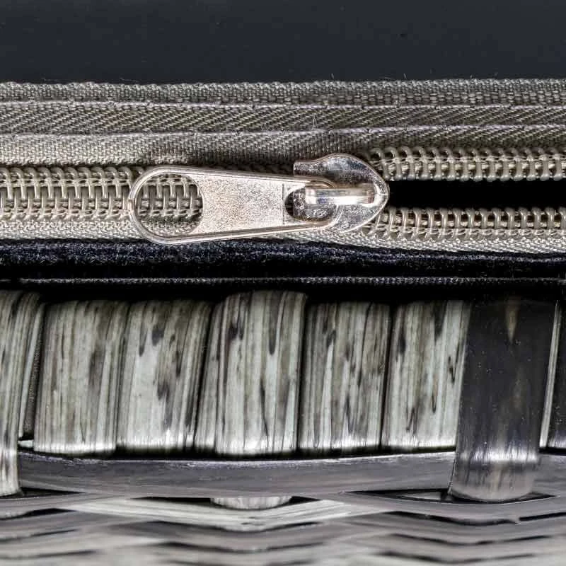 Outsunny Rattan Garden Bench With Storage And Cushion - Grey - 841-153V70 - Image 6