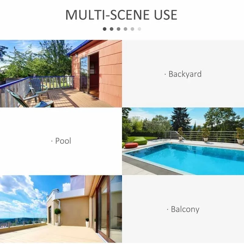 Outsunny 3 Piece Rattan Bistro Set - Brown - 841-176 - Image 8