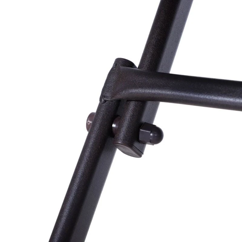 Outsunny 3 Piece Rattan Bistro Set - Brown - 841-176 - Image 5