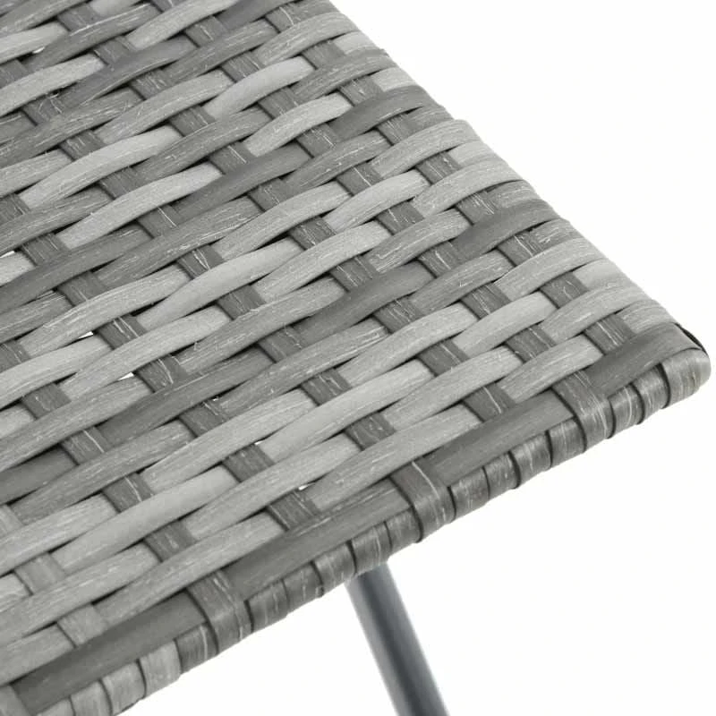 Outsunny 2-Seater Bistro Set - Grey - 841-176GY - Image 5