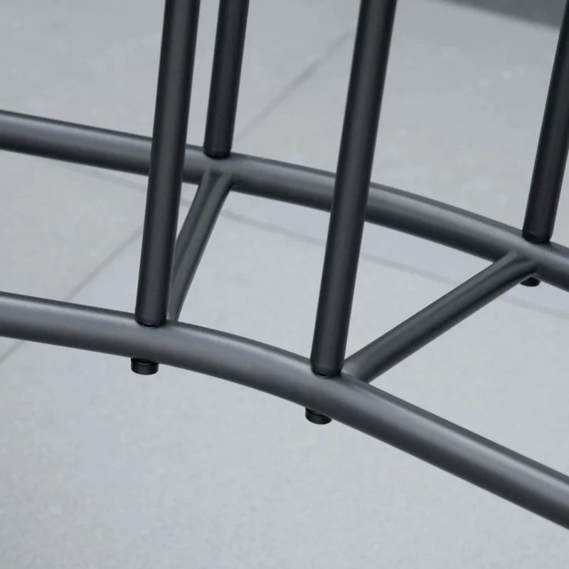 Outsunny Double Garden Rocking Chairs - Black - 84A-084BK - Image 6