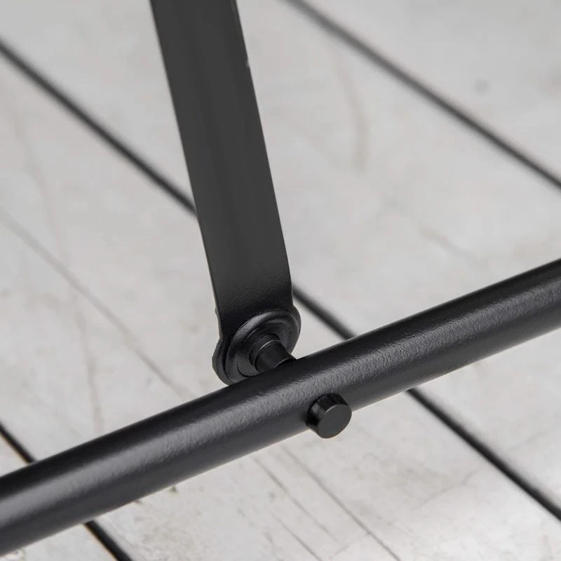 Outsunny Glider Rocking Patio Furniture Bistro Set - Black - 84B-359BK - Image 5