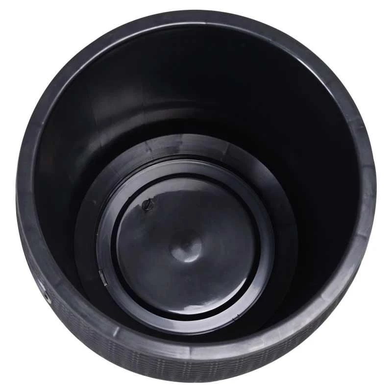 Outsunny Rattan Effect Lift-Top Ice Cooler Table - 45L - Black - 84B-364BK - Image 8