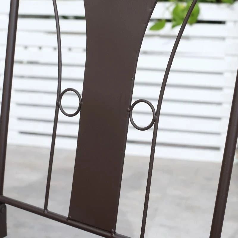 Outsunny 3 Piece Mosaic Patio Bistro Set - Coffee - 84B-872V01 - Image 5