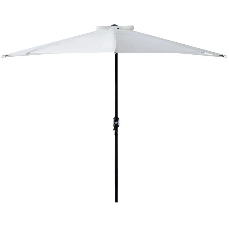 Outsunny 3m Balcony Half Parasol - White - 84D-008CW - Image 2