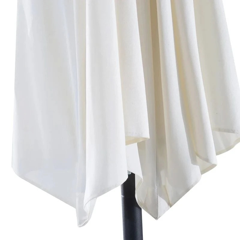 Outsunny 3m Balcony Half Parasol - White - 84D-008CW - Image 5