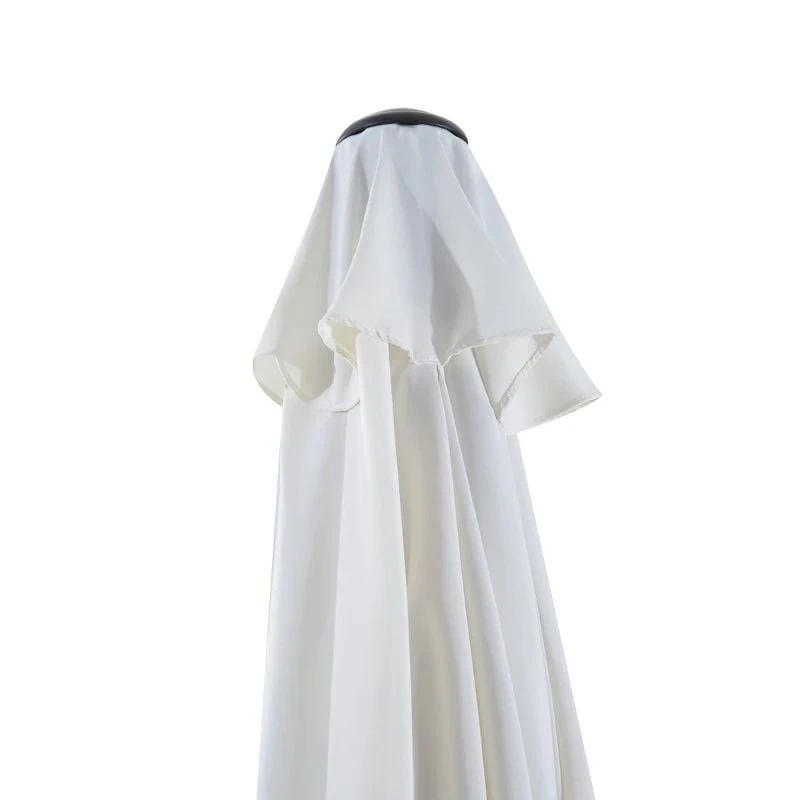 Outsunny 3m Balcony Half Parasol - White - 84D-008CW - Image 4