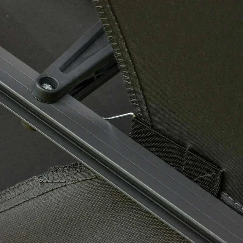 Outsunny 3 X 3m Aluminium Sun Square Canopy With Adjustable Pole - Dark Grey - 84D-108CG - Image 4