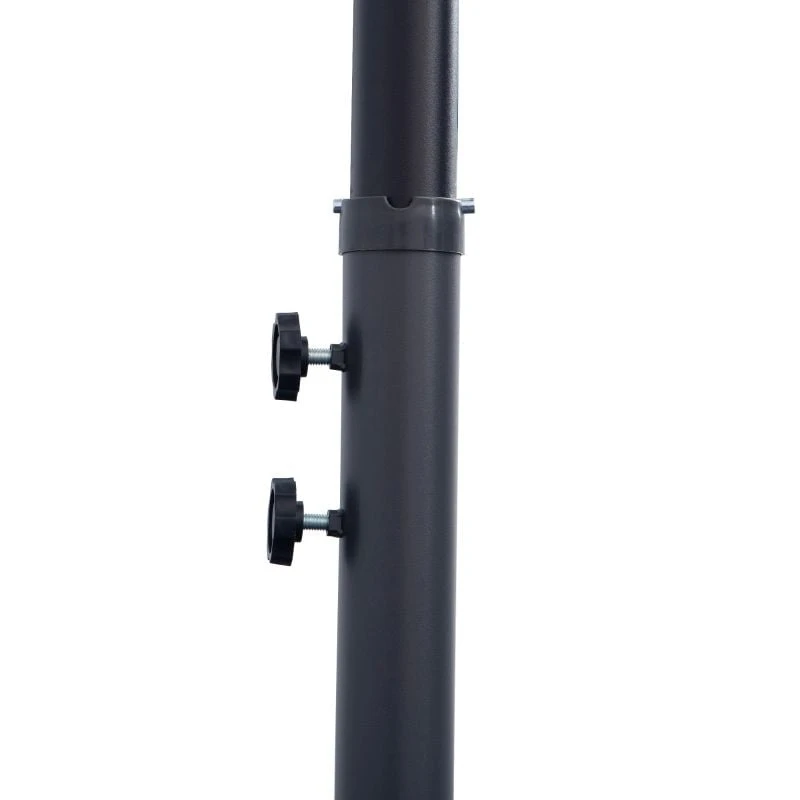 Outsunny 3m Cantilever Umbrella 18 Ribs & Vents Adjustable Angle - Green - 84D-118GN - Image 6