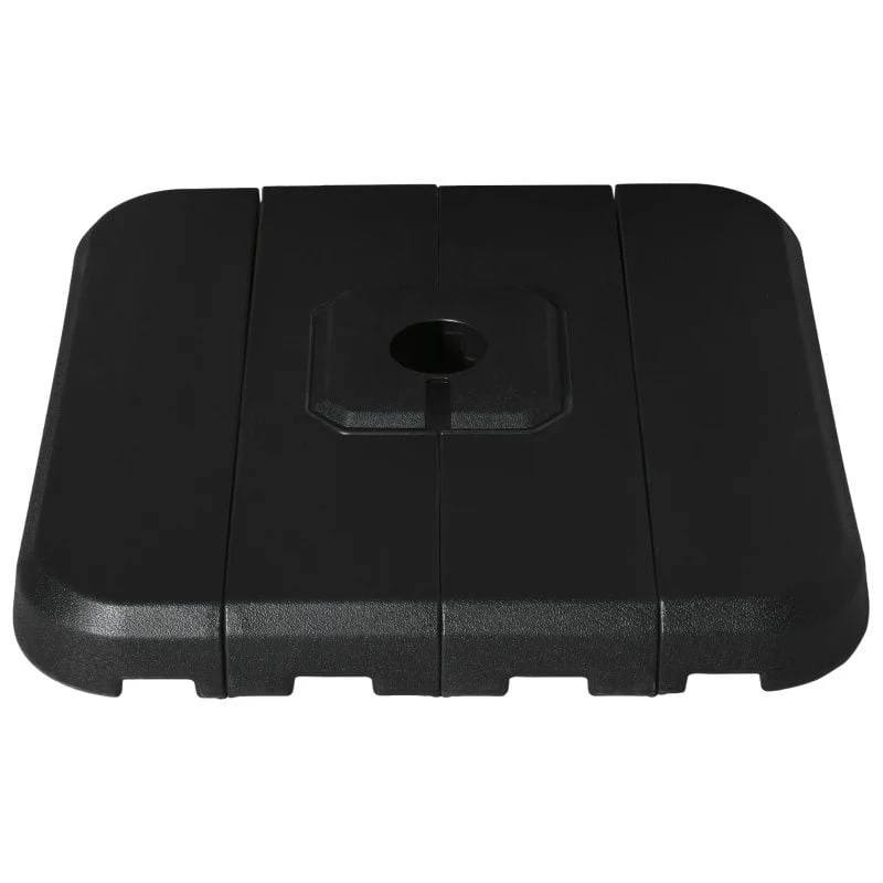 Outsunny 4 Piece Cantilever Parasol Base - Black - 84D-144 - Image 2