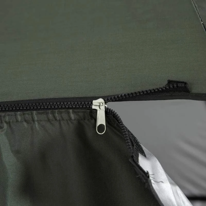 Outsunny 2m Fishing Beach Parasol With Sides And Push Button Tilt & Carry Bag - Green - 84D-173GN - Image 4