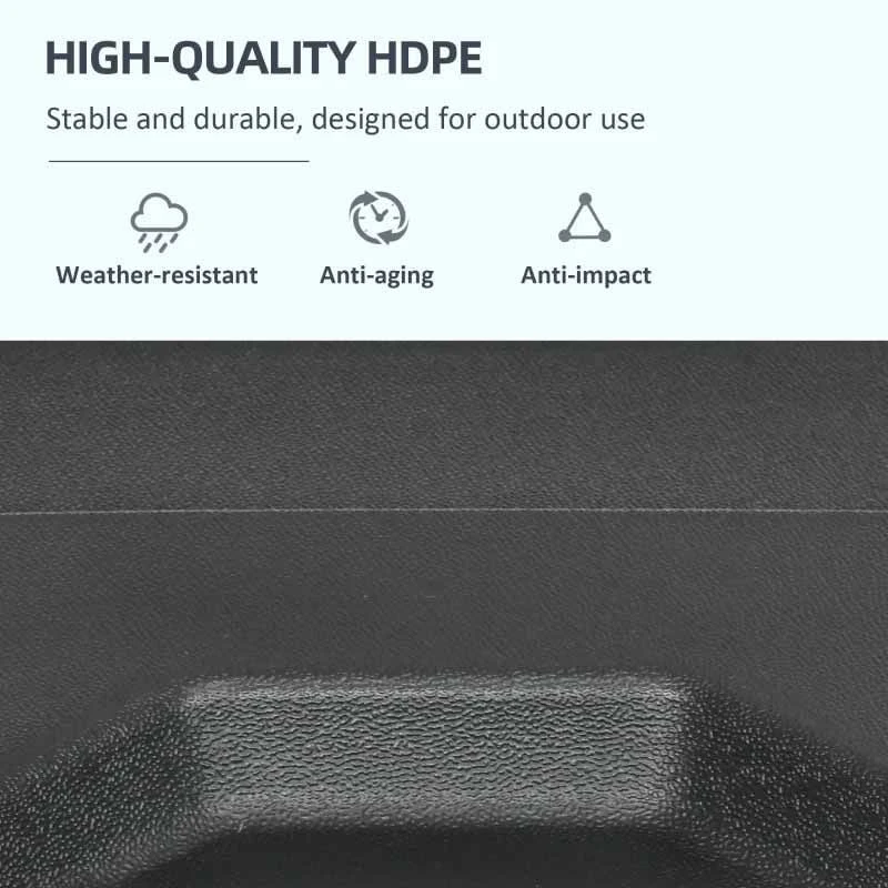 Outsunny Umbrella Weights For Cantilever Parasols Set Of 2 - Black - 84D-199V00BK - Image 6