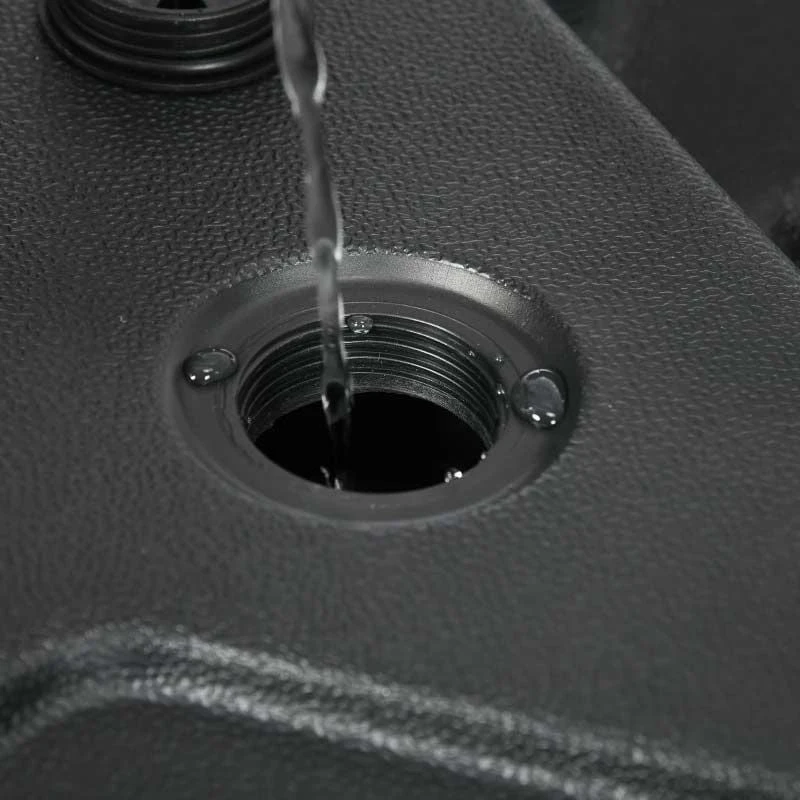 Outsunny Umbrella Weights For Cantilever Parasols Set Of 2 - Black - 84D-199V00BK - Image 3