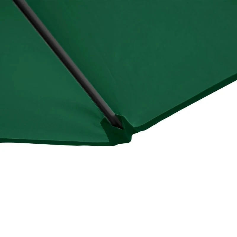 Outsunny 2.5M Cantilever Parasol With 360° Rotation With Cross Base - Green - 84D-209V00GN - Image 3