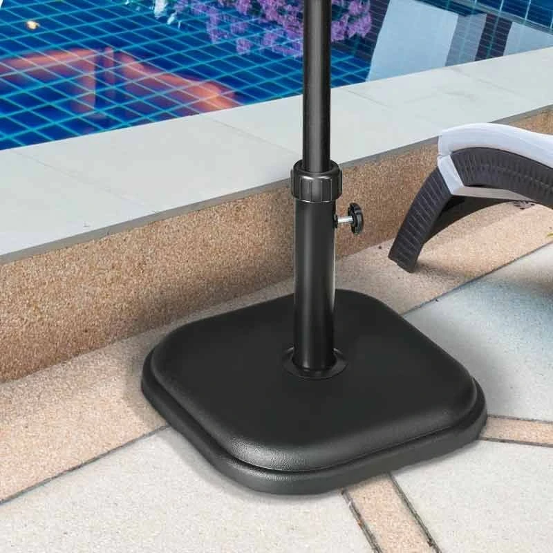 Outsunny 11kg Concrete Parasol Base Holder - Black - 84D-249V00BK - Image 3