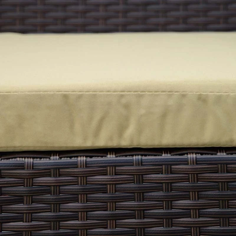 Outsunny 3 Piece PE Rattan Wicker Patio Bistro Set - Beige - 863-013BG - Image 7