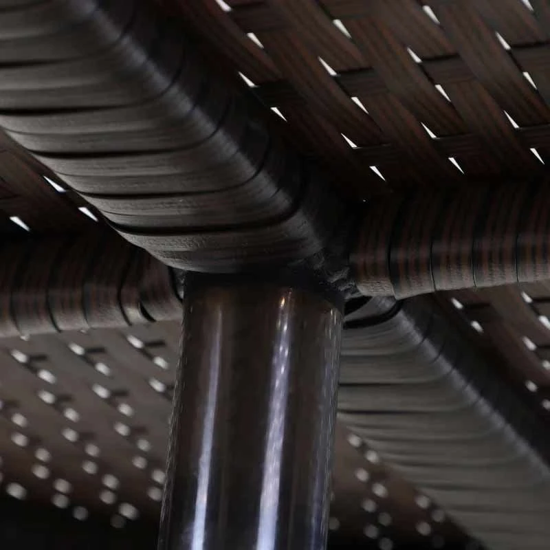 Outsunny Rattan Ice Bucket Table - Brown - 867-016BN - Image 6