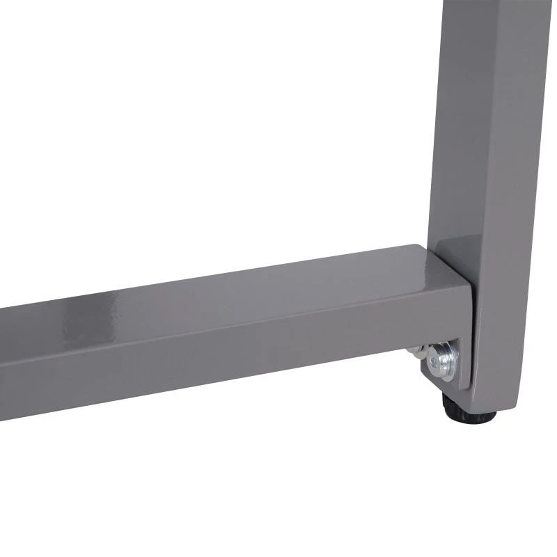 Outsunny Rattan Side Table - 500mm - Grey - 867-033 - Image 6