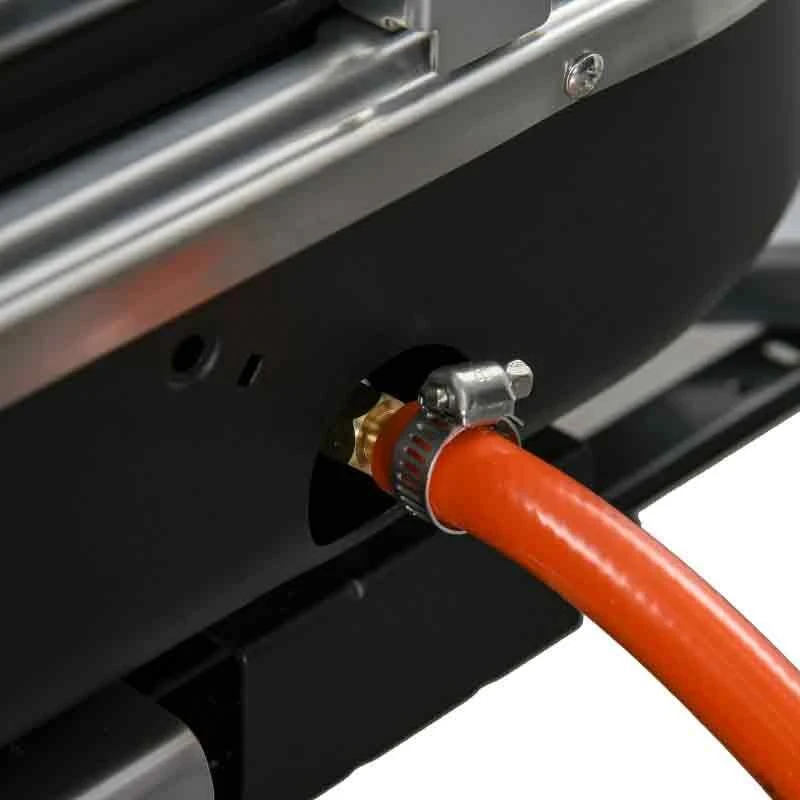 Outsunny Foldable Gas BBQ Grill With Two Burners & Piezo Ignition - Black - 846-072 - Image 7