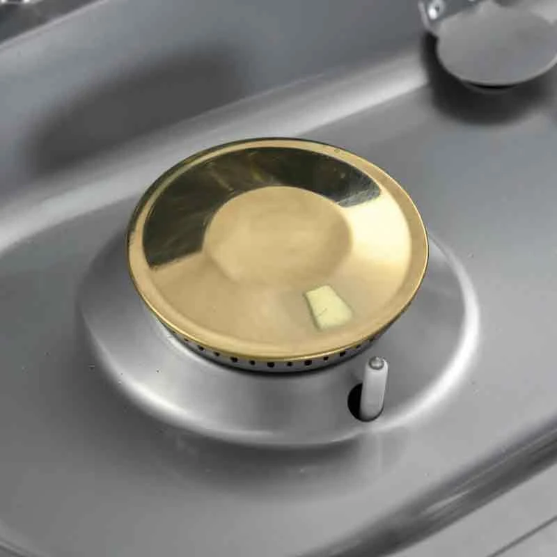 Outsunny Foldable Gas BBQ Grill Trolley With Two Burners & Piezo Ignition - Black - 846-074 - Image 5