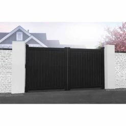 Readymade Gates RMG001DG Double Swing Gate 3000x1600mm - Black - RMG001DG-01