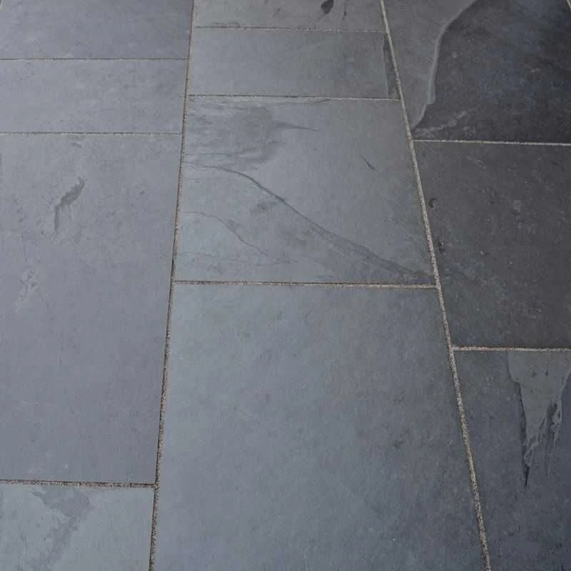 Brett Riven Slate Garden Paving Mixed Size Packs 22mm Patio Pack Of 48 - Olive Black - SLTLPOB - Image 4