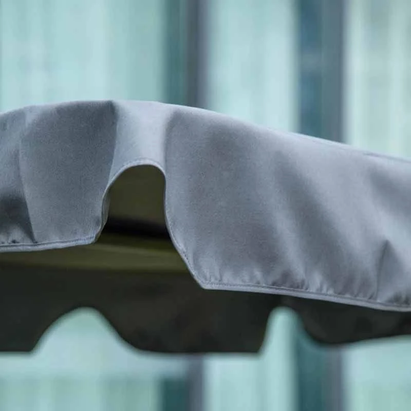 Outsunny 3-Seater Hammock Swing Chair With Canopy - Dark Grey - 84A-054V02GY - Image 10