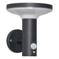 Forum Lighting Claire LED Solar Wall Light With PIR Sensor - Black - ZN-42049